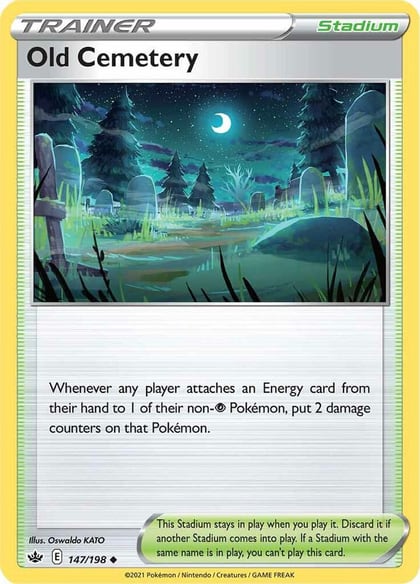 Old Cemetery, SWSH06: Chilling Reign 147/198