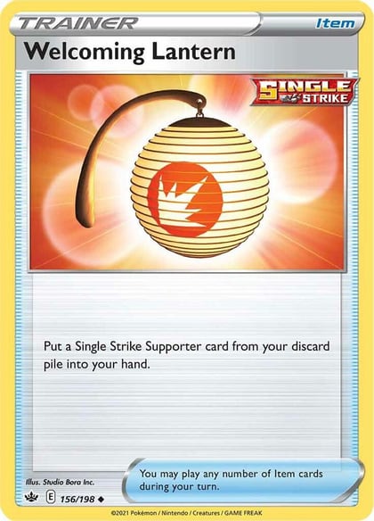 Welcoming Lantern, SWSH06: Chilling Reign 156/198