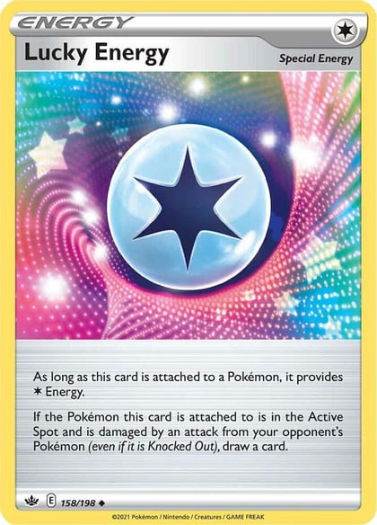 Lucky Energy, SWSH06: Chilling Reign 158/198