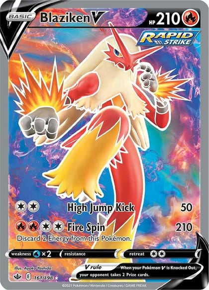 Blaziken V (Full Art), SWSH06: Chilling Reign 161/198
