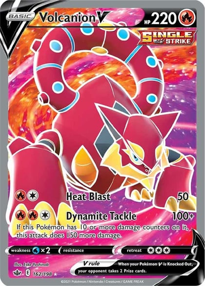 Volcanion V (Full Art), SWSH06: Chilling Reign 162/198