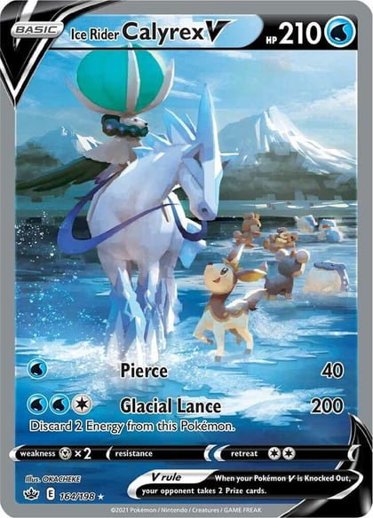 Ice Rider Calyrex V (Alternate Full Art), SWSH06: Chilling Reign 164/198