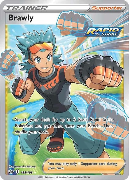 Brawly (Full Art), SWSH06: Chilling Reign 188/198