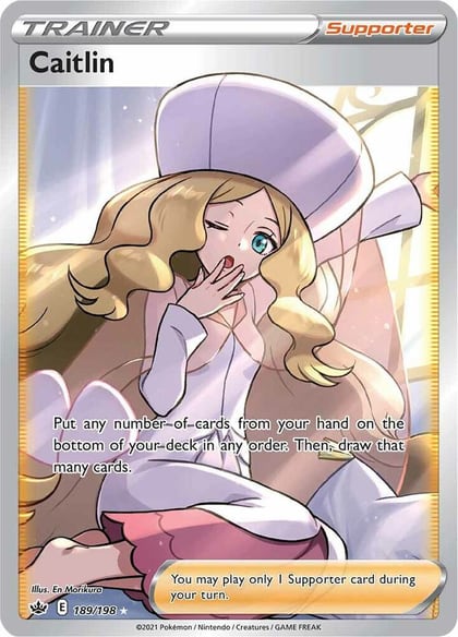 Caitlin (Full Art), SWSH06: Chilling Reign 189/198