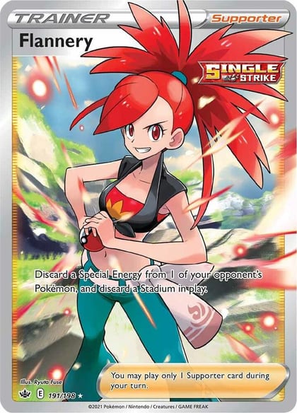 Flannery (Full Art), SWSH06: Chilling Reign 191/198