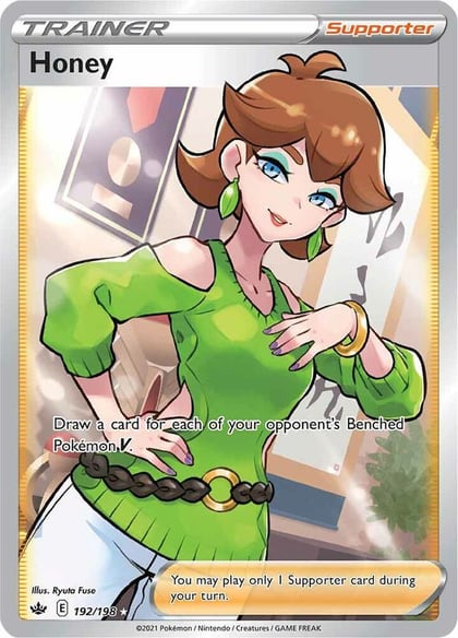 Honey (Full Art), SWSH06: Chilling Reign 192/198