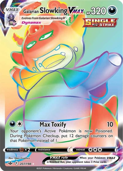 Galarian Slowking VMAX (Secret), SWSH06: Chilling Reign 207/198