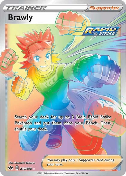 Brawly (Secret), SWSH06: Chilling Reign 212/198
