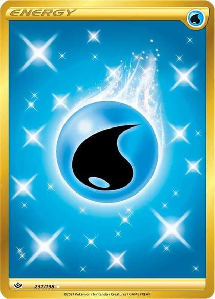 Water Energy (Secret), SWSH06: Chilling Reign 231/198