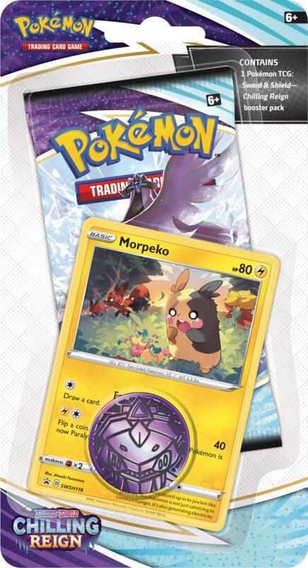 Chilling Reign Single Pack Blister [Morpeko], SWSH06: Chilling Reign P236273