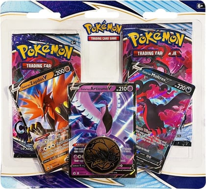 Chilling Reign 2 Pack Blister [Galarian Zapdos V, Articuno V, Moltres V], SWSH06: Chilling Reign P245856