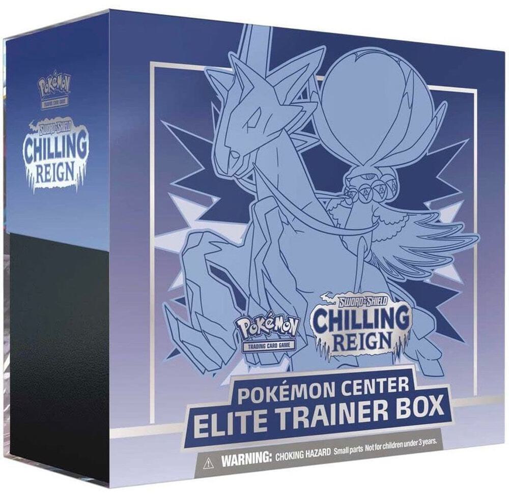 Chilling Reign Pokemon Center Elite Trainer Box [Ice Rider Calyrex] (Exclusive), SWSH06: Chilling Reign P247281