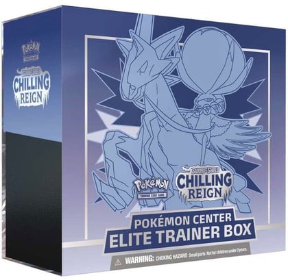 Chilling Reign Pokemon Center Elite Trainer Box [Ice Rider Calyrex] (Exclusive), SWSH06: Chilling Reign P247281