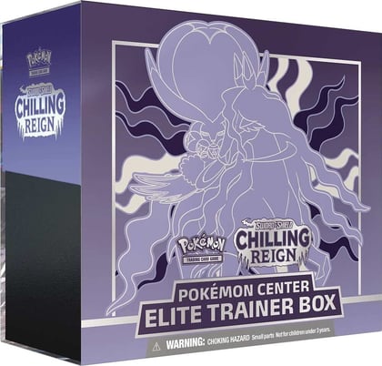 Chilling Reign Pokemon Center Elite Trainer Box [Shadow Rider Calyrex] (Exclusive), SWSH06: Chilling Reign P247282