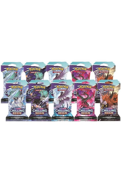 Chilling Reign Sleeved Booster Pack Bundle [Set of 10], SWSH06: Chilling Reign P256275