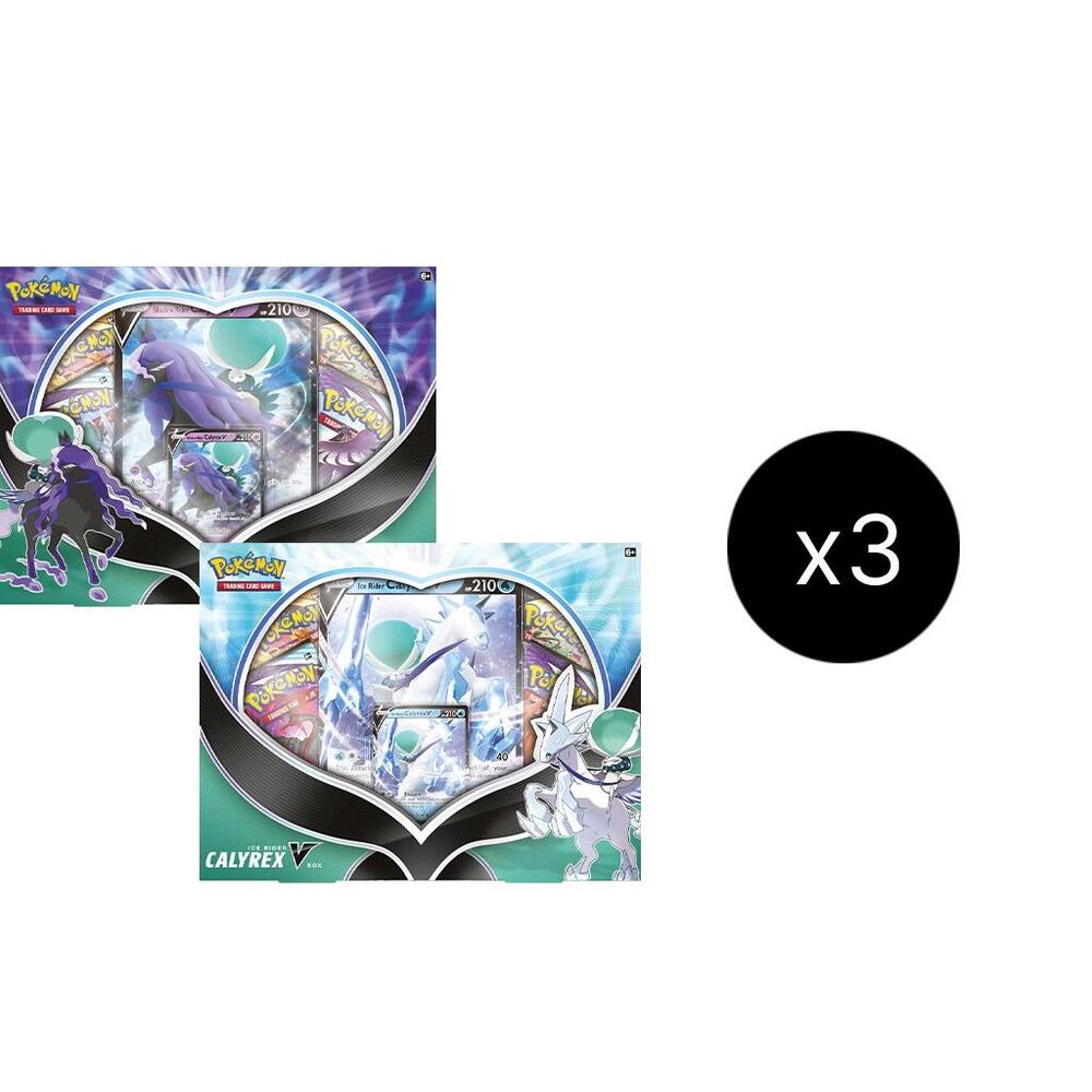 Ice Rider/ Shadow Rider Calyrex V Box Case, SWSH06: Chilling Reign P256972