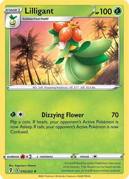 Lilligant, SWSH07: Evolving Skies 010/203