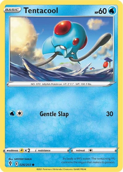 Tentacool, SWSH07: Evolving Skies 026/203