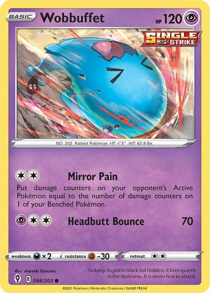 Wobbuffet, SWSH07: Evolving Skies 066/203