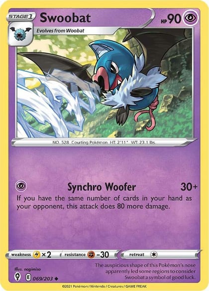 Swoobat, SWSH07: Evolving Skies 069/203