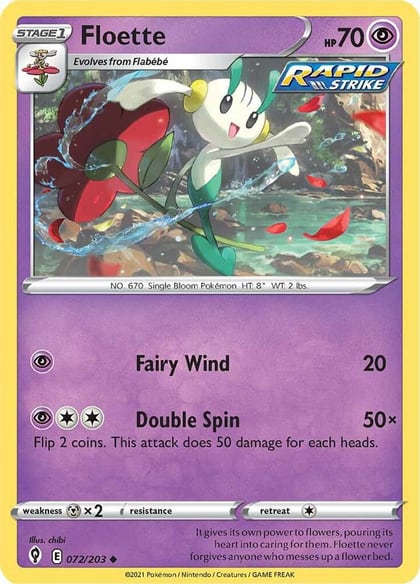 Floette, SWSH07: Evolving Skies 072/203