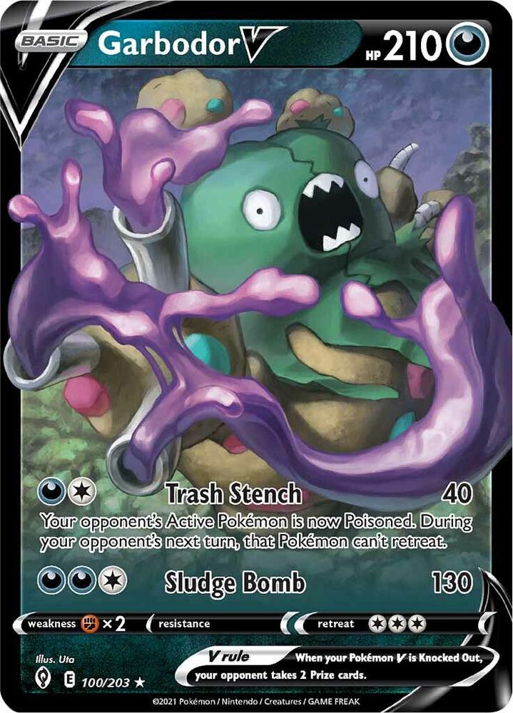 Garbodor V, SWSH07: Evolving Skies 100/203