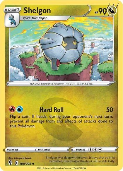 Shelgon, SWSH07: Evolving Skies 108/203