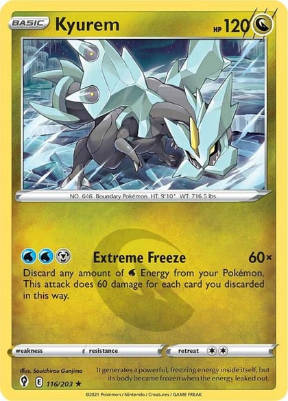 Kyurem, SWSH07: Evolving Skies 116/203