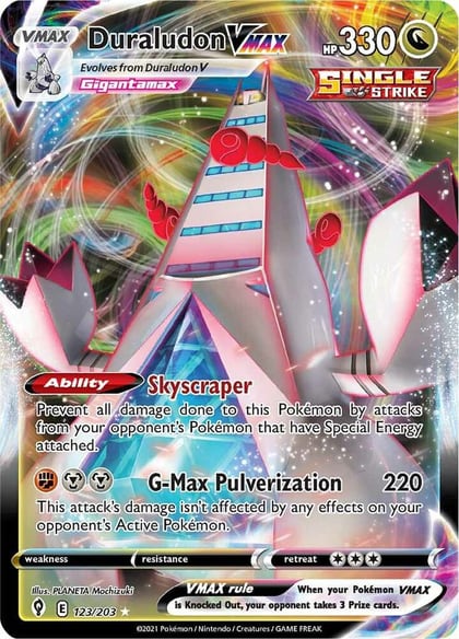 Duraludon VMAX, SWSH07: Evolving Skies 123/203