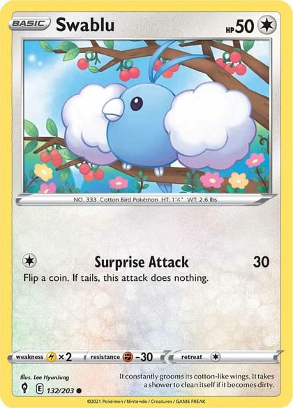Swablu, SWSH07: Evolving Skies 132/203