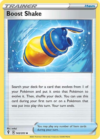 Boost Shake, SWSH07: Evolving Skies 142/203