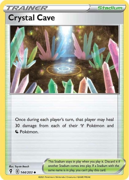 Crystal Cave, SWSH07: Evolving Skies 144/203