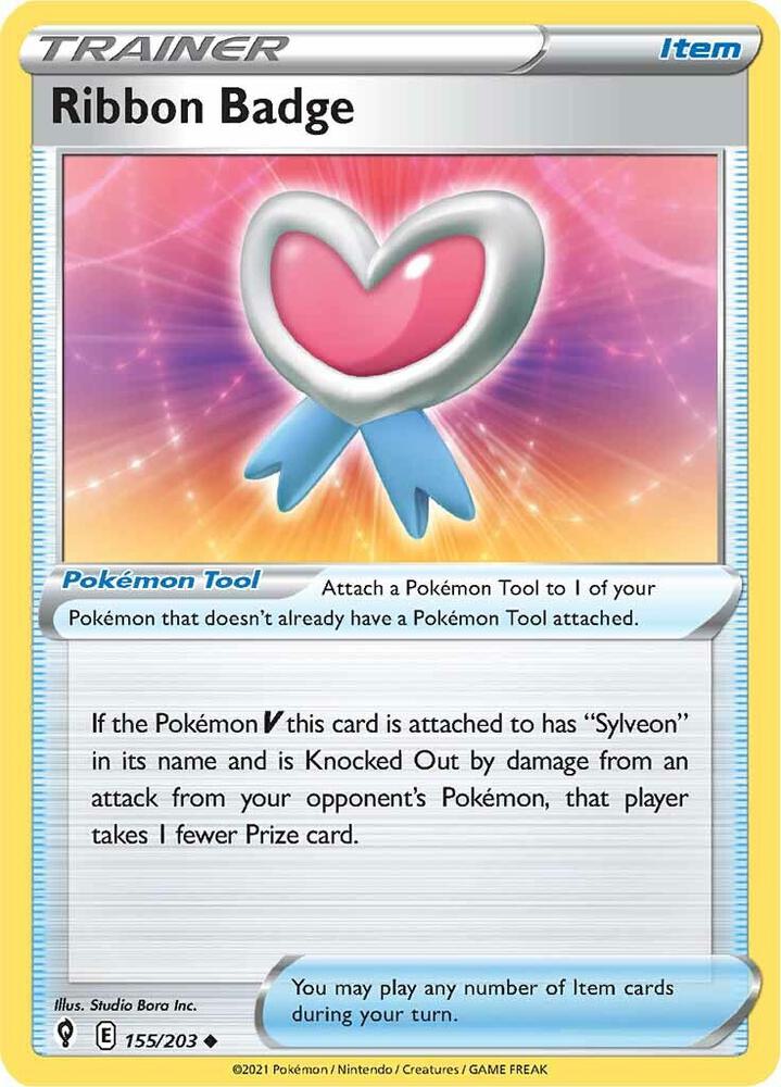 Ribbon Badge, SWSH07: Evolving Skies 155/203