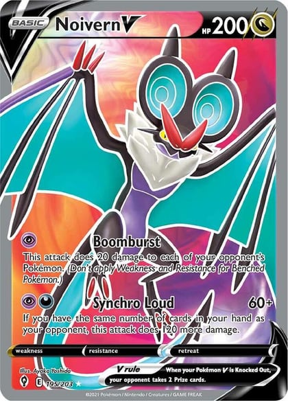 Noivern V (Full Art), SWSH07: Evolving Skies 195/203