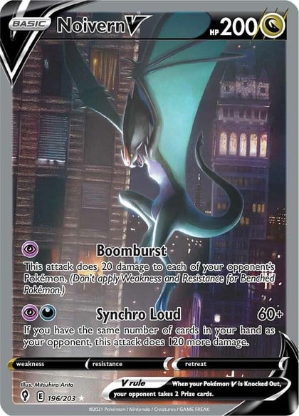Noivern V (Alternate Full Art), SWSH07: Evolving Skies 196/203