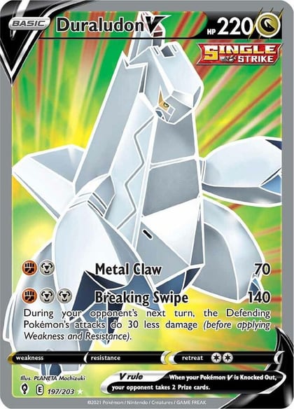 Duraludon V (Full Art), SWSH07: Evolving Skies 197/203