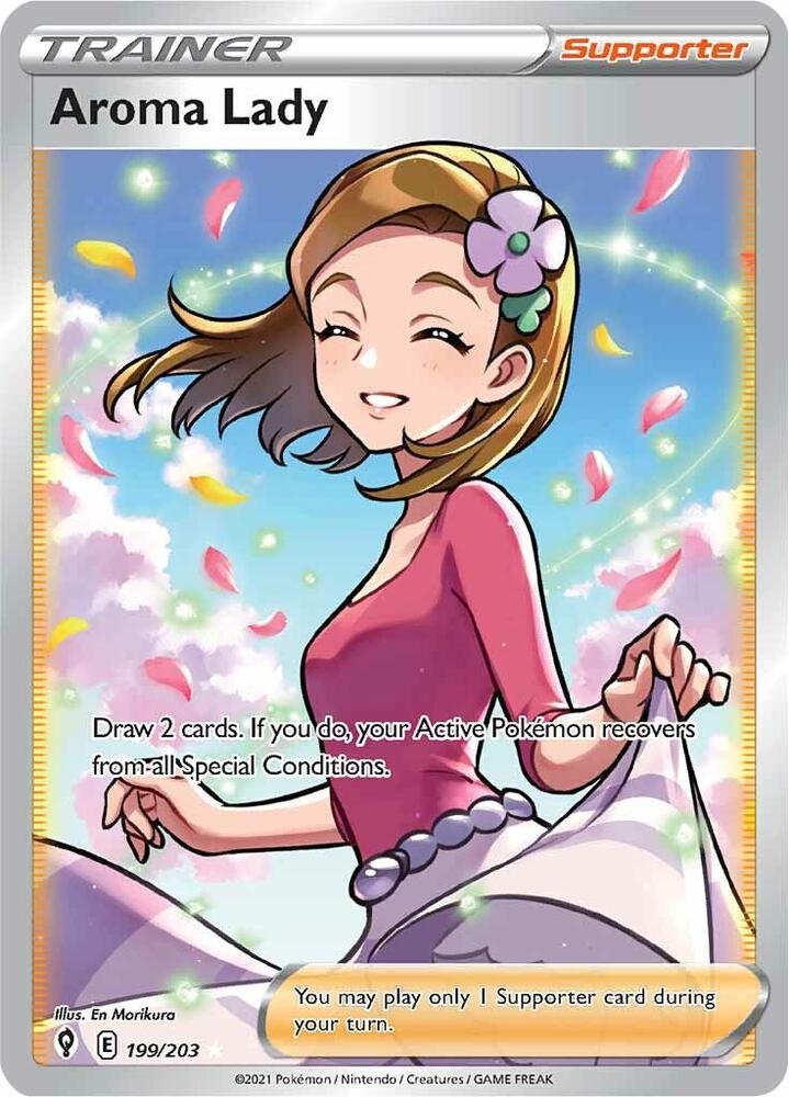 Aroma Lady (Full Art), SWSH07: Evolving Skies 199/203