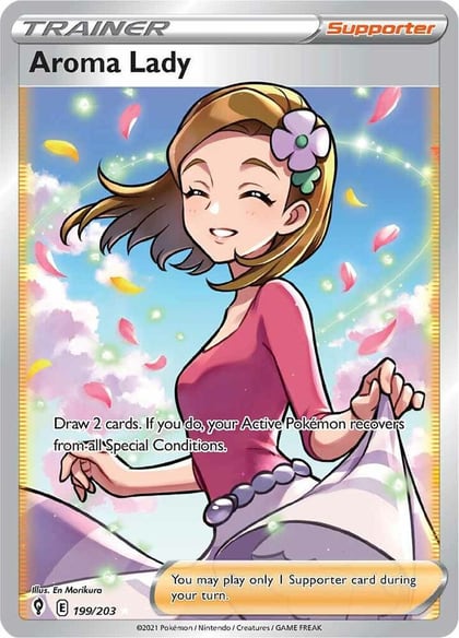Aroma Lady (Full Art), SWSH07: Evolving Skies 199/203