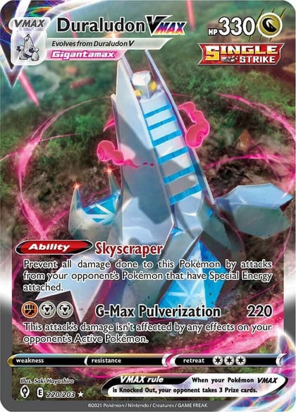 Duraludon VMAX (Alternate Art Secret), SWSH07: Evolving Skies 220/203