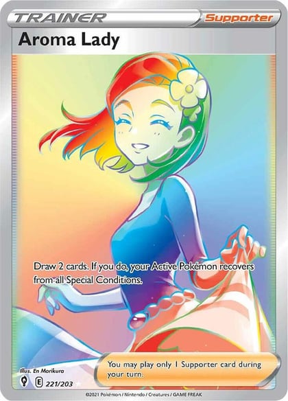 Aroma Lady (Secret), SWSH07: Evolving Skies 221/203
