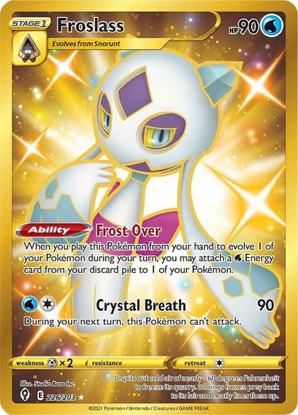 Froslass (Secret), SWSH07: Evolving Skies 226/203