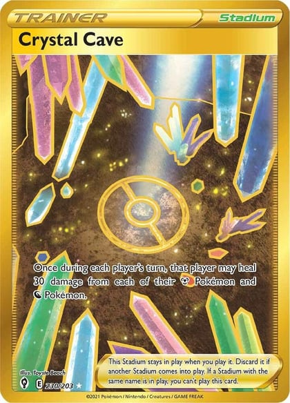 Crystal Cave (Secret), SWSH07: Evolving Skies 230/203