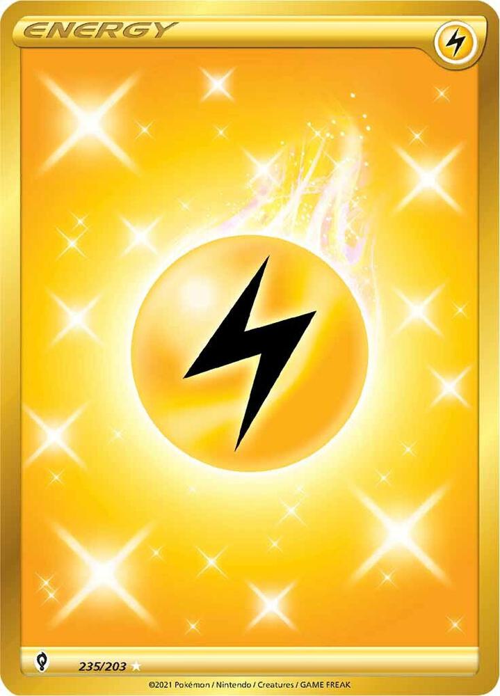 Lightning Energy (Secret), SWSH07: Evolving Skies 235/203