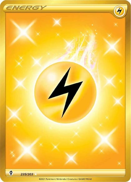 Lightning Energy (Secret), SWSH07: Evolving Skies 235/203