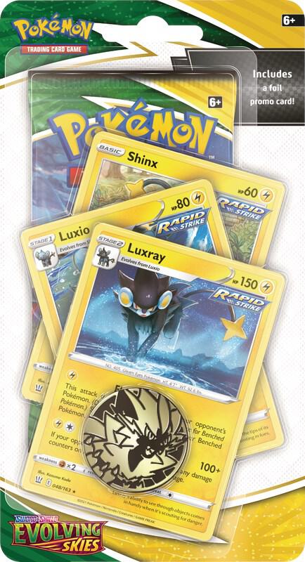 Evolving Skies Premium Checklane Blister [Luxray], SWSH07: Evolving Skies P242437