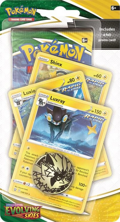 Evolving Skies Premium Checklane Blister [Luxray], SWSH07: Evolving Skies P242437