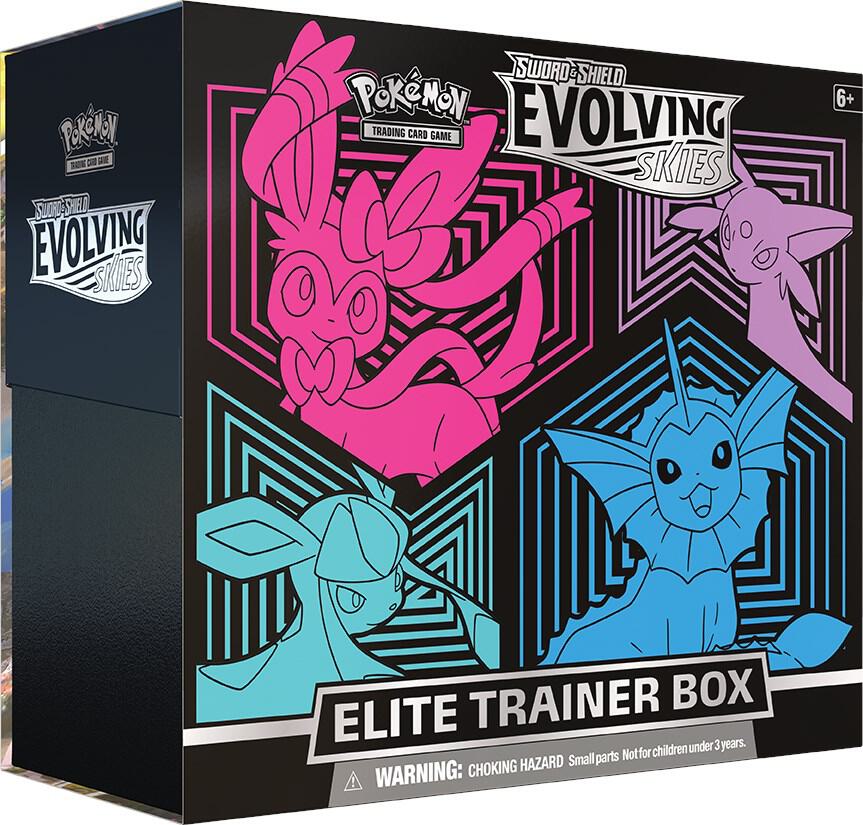Evolving Skies Elite Trainer Box [Glaceon/Vaporeon/Sylveon/Espeon], SWSH07: Evolving Skies P242443