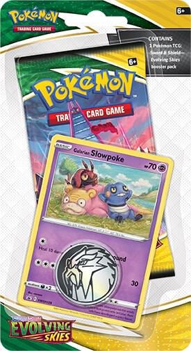 Evolving Skies Single Pack Blister [Galarian Slowpoke], SWSH07: Evolving Skies P242448
