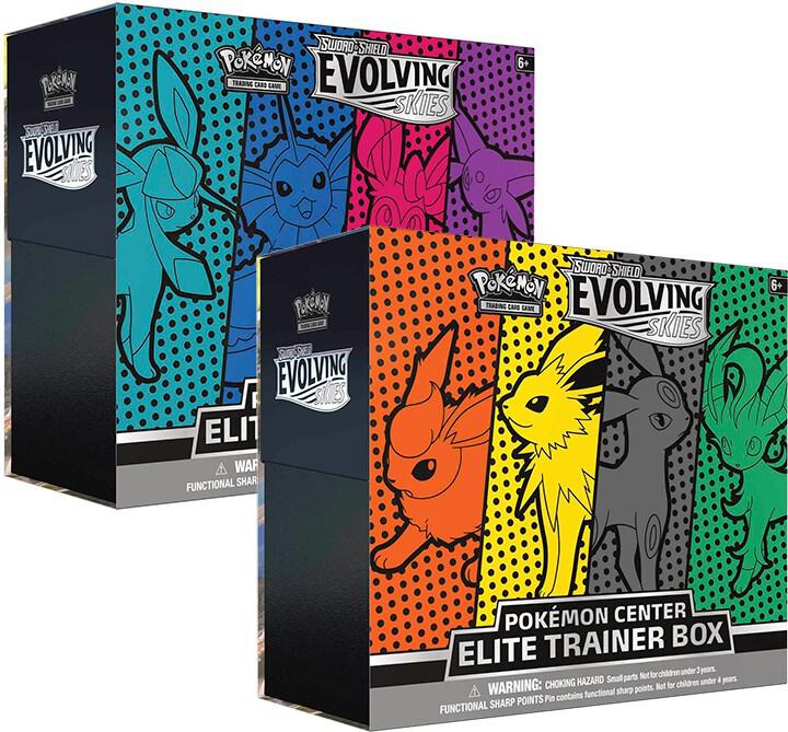 Evolving Skies Pokemon Center Elite Trainer Box [Set of 2] (Exclusive), SWSH07: Evolving Skies P245855