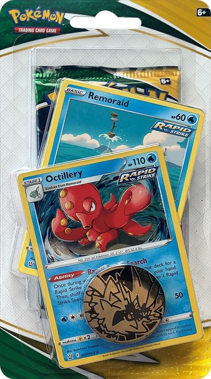 Evolving Skies Single Pack Blister [Octillery], SWSH07: Evolving Skies P247604